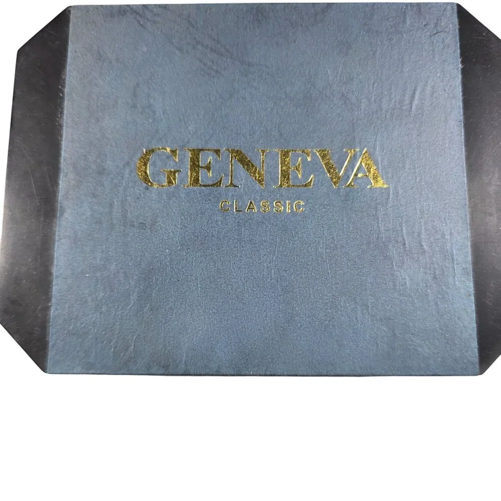 Watch Set Geneva Classic His & Hers Gold tone Silver tone In Original Box